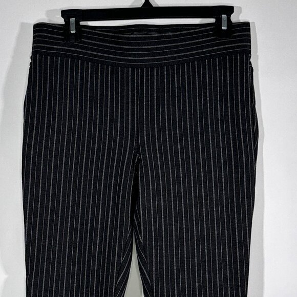 Loft Pull On Stretch Stripe Pants Size M - Picture 3 of 11
